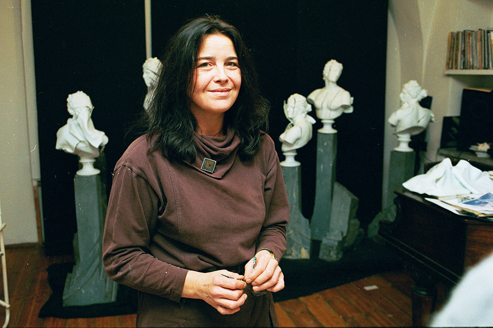 Barbara Falender, 1995, Warsaw, photo by Wojciech Druszcz / AG